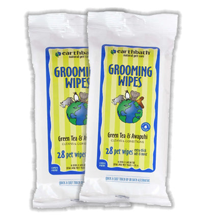 grooming wipes - earthbath