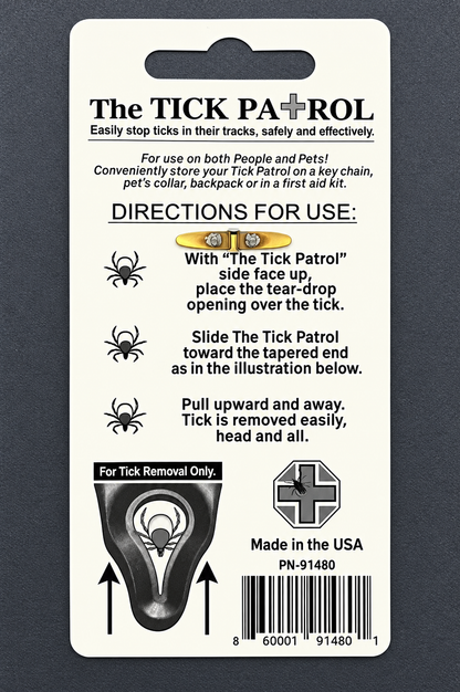 Tick Patrol Tool Directions for Use